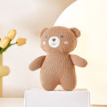 Knitted Animal Comfort Doll | Soft Cotton Plush Toy for Babies & Toddlers