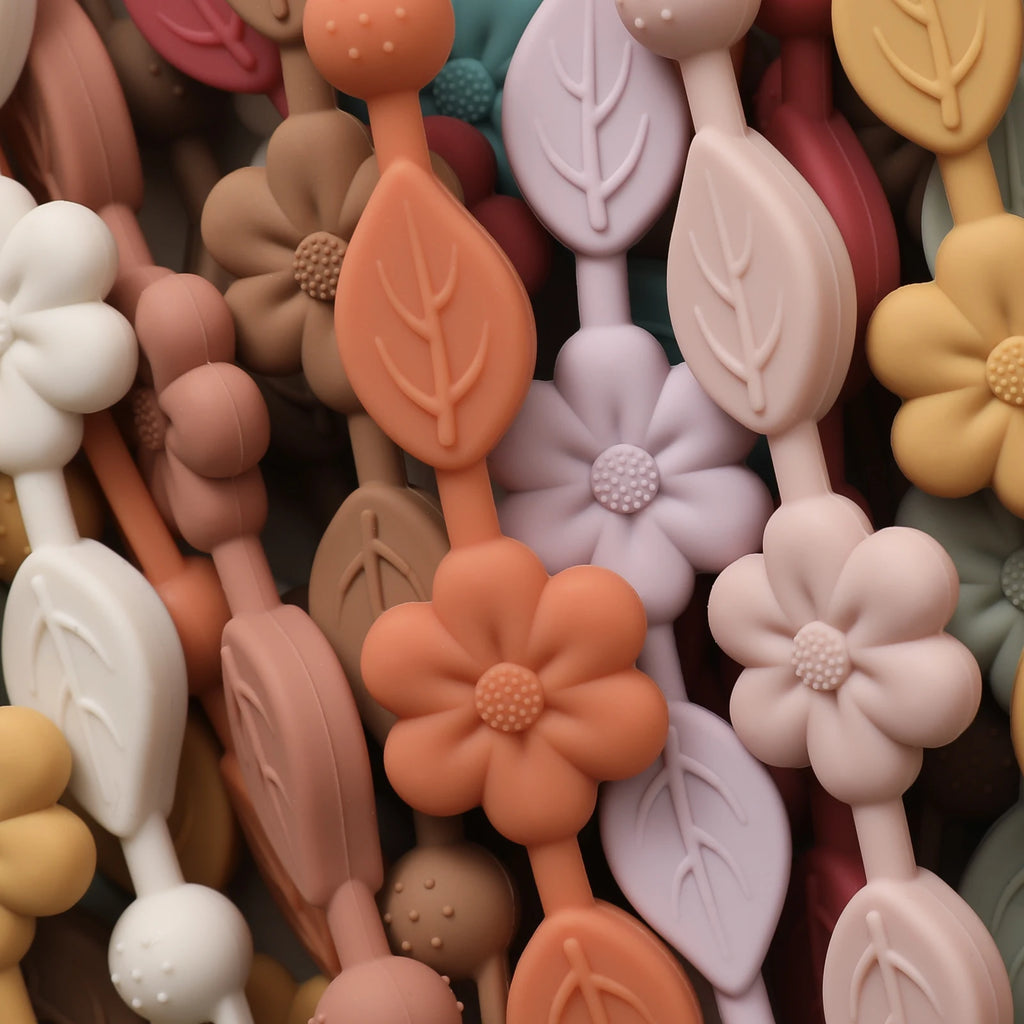 Silicone Beaded Pacifier Clip | Safe & Cute Soother Chain for Babies