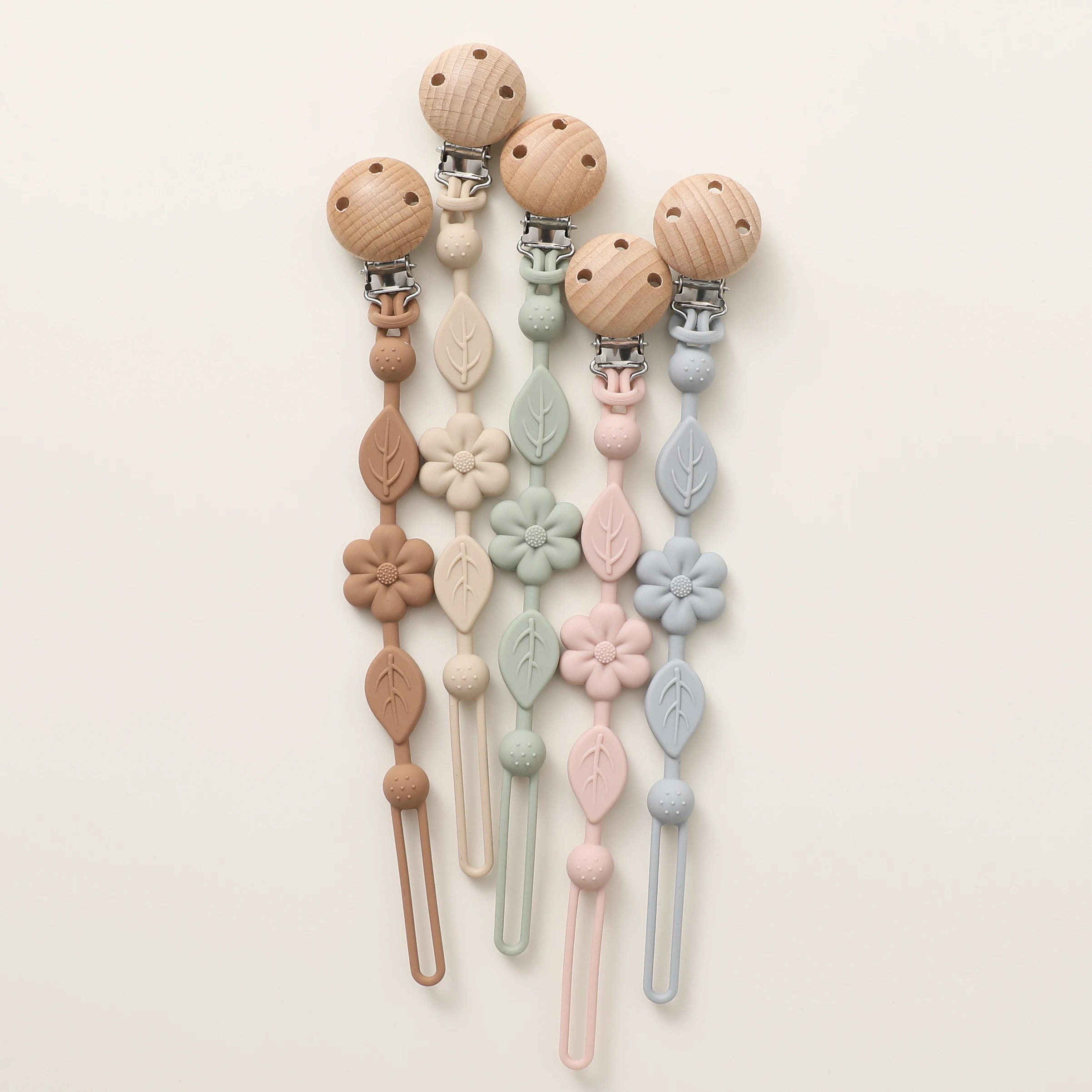 Silicone Beaded Pacifier Clip | Safe & Cute Soother Chain for Babies