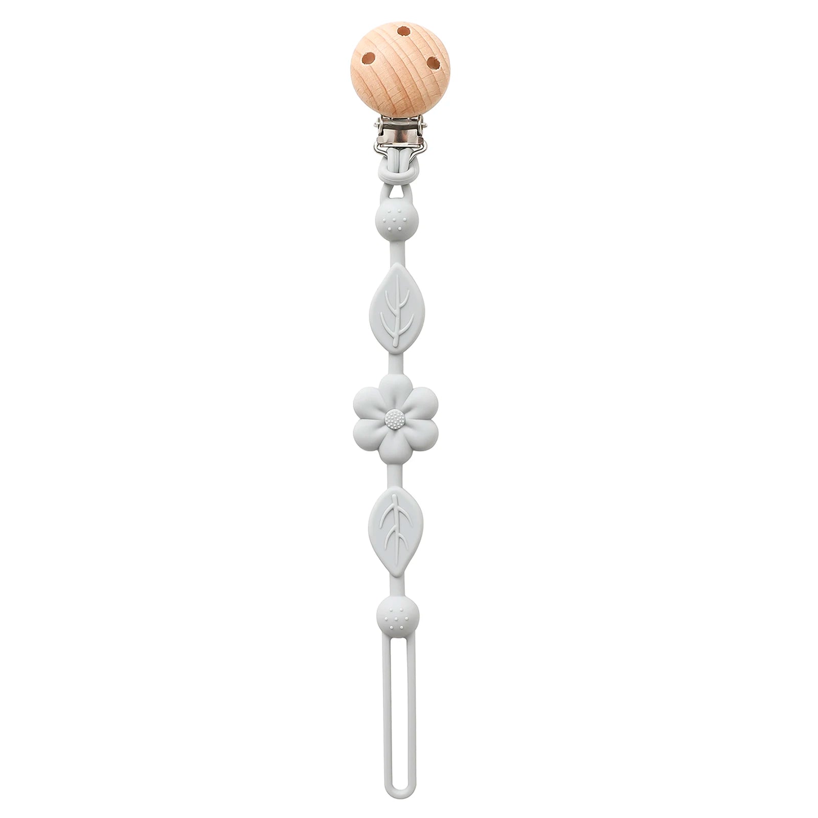 Silicone Beaded Pacifier Clip | Safe & Cute Soother Chain for Babies