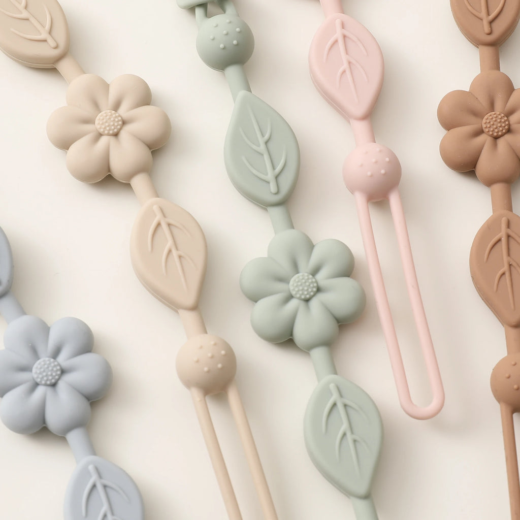 Silicone Beaded Pacifier Clip | Safe & Cute Soother Chain for Babies