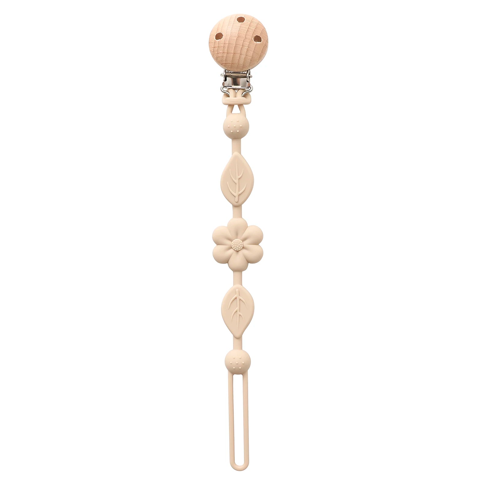 Silicone Beaded Pacifier Clip | Safe & Cute Soother Chain for Babies