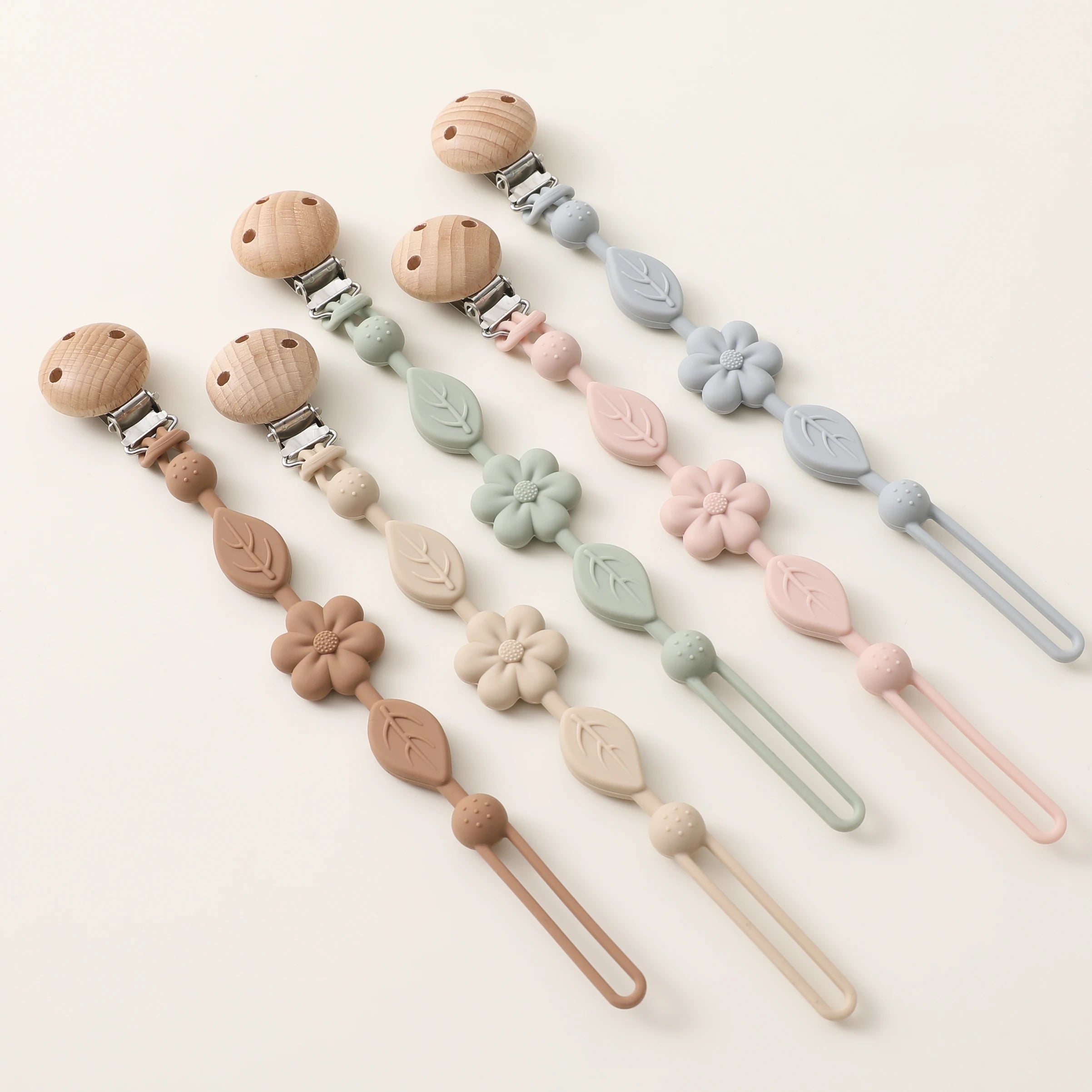 Silicone Beaded Pacifier Clip | Safe & Cute Soother Chain for Babies