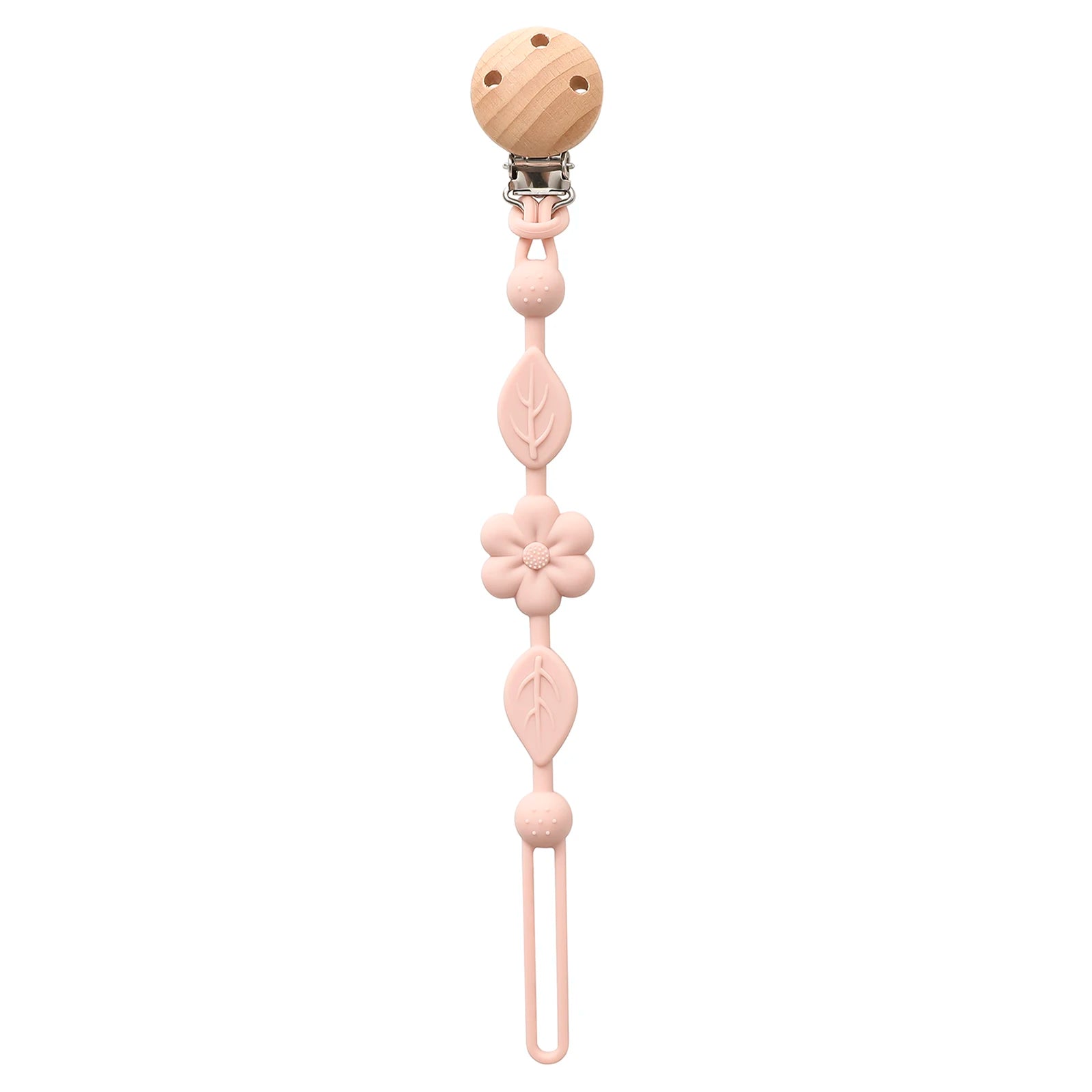 Silicone Beaded Pacifier Clip | Safe & Cute Soother Chain for Babies